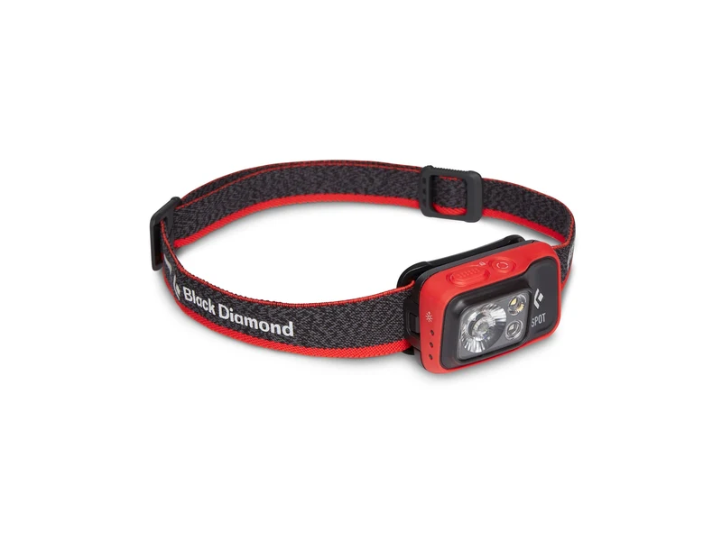 Black Diamond Spot 400 headlamp in Octane with patterned strap