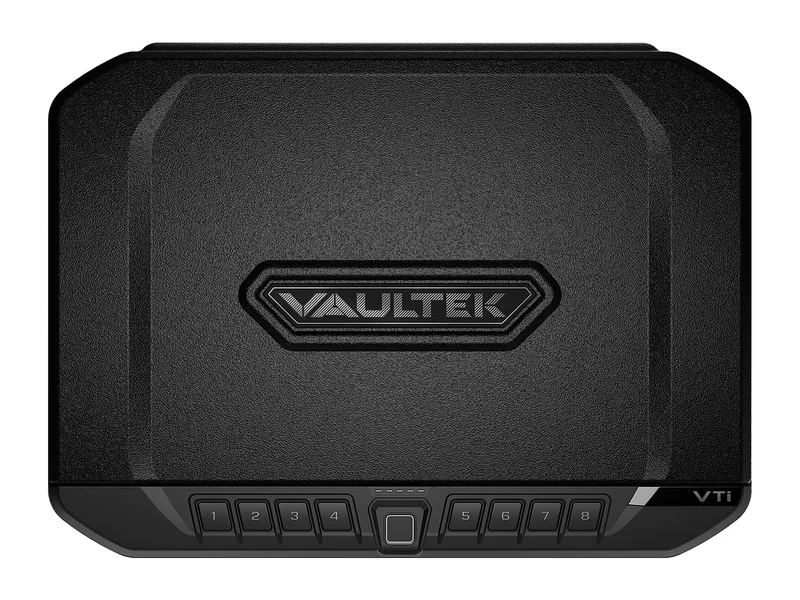 Vaultek VT Series handgun safe, black, closed