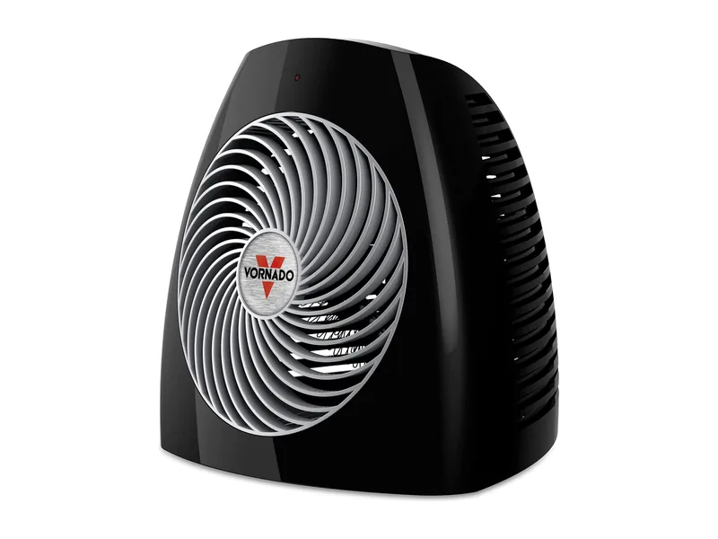 Vornado MVH black whole room electric heater with front grille